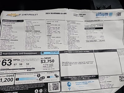 2024 Chevrolet Silverado EV Work Truck