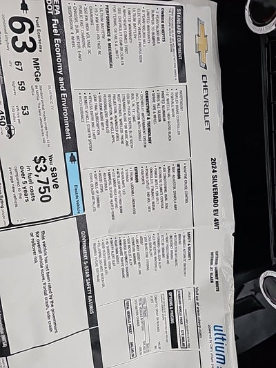 2024 Chevrolet Silverado EV Work Truck