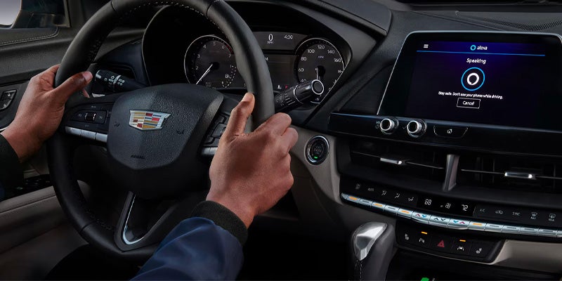 Driving a Cadillac Car