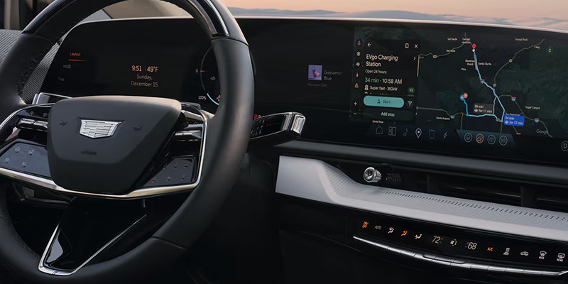 Dashboard and Features in 2026 Cadillac OPTIQ Stillwater, OK